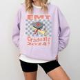 EMT Graduation Class Of 2024 Emergency Medical Tech Medic Comfort Colors Sweatshirt Orchid