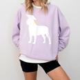 English Mastiff Graduation Dog Graduate Comfort Colors Sweatshirt Orchid