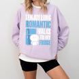 I Enjoy Long Romantic Walks To My Fridge Introvert Comfort Colors Sweatshirt Orchid