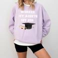 Finance Accounting Graduation Shirt Worked My Assets Off Comfort Colors Sweatshirt Orchid