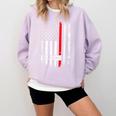 Fire Academy Survivor Firemen Fire School Graduation Comfort Colors Sweatshirt Orchid