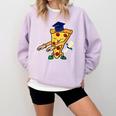 Flossing Pizza Dairy OIT For Dairy OIT Graduation Comfort Colors Sweatshirt Orchid