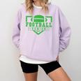 Football Senior Night Football Senior 2025 Graduation 24 Comfort Colors Sweatshirt Orchid