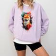 Fox For Fox Lovers Men Women Kids Introverts Comfort Colors Sweatshirt Orchid