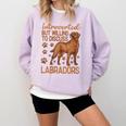 Fox Red Labrador Retriever Introvert Foxred Lab Comfort Colors Sweatshirt Orchid Fox Red Labrador Retriever Introvert Foxred Lab Comfort Colors Sweatshirt Orchid