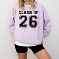 Freshman Class Of 2026 High School Senior Graduation Comfort Colors Sweatshirt Orchid