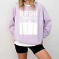 Funny College School Graduation 2025 I Graduated Sign My Comfort Colors Sweatshirt Orchid