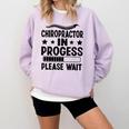 Future Chiropractor Graduation Chiropractic Student Graduate Comfort Colors Sweatshirt Orchid