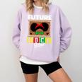 Future HBCU Grad HBCU Tomorrow Girl Graduation Kids Comfort Colors Sweatshirt Orchid