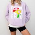 Future HBCU Graduate Afro Girls College Graduation Comfort Colors Sweatshirt Orchid
