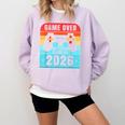 Game Over Class Of 2026 Shirt Students Graduation Comfort Colors Sweatshirt Orchid