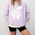 Geography Teacher Est 2018 School Graduation T Shirt Comfort Colors Sweatshirt Orchid