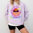 Goodbye 2nd Grade Graduation To 3rd Grade First Summer Kids Comfort Colors Sweatshirt Orchid