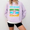 Goodbye 5th Grade Graduation To 6th Grade Hello Summer Kids Comfort Colors Sweatshirt Orchid