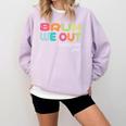 Goodbye Kindergarten Hello 1st Grade Kindergarten Graduation Premium Comfort Colors Sweatshirt Orchid