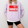 Graduate Class Of 2025 Senior Graduation End Of School Year Comfort Colors Sweatshirt Orchid