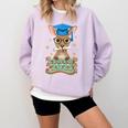 Graduate Kangaroo Class Of 2025 Kids Graduation Comfort Colors Sweatshirt Orchid
