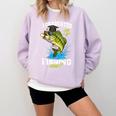 I Graduated Can I Go Fishing Now 2025 Graduation Fisher Comfort Colors Sweatshirt Orchid