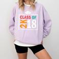 Graduation 2018 Class Of 2018 2K18 Tshirt Comfort Colors Sweatshirt Orchid