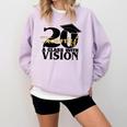 Graduation 2020 A Class With Vision Comfort Colors Sweatshirt Orchid