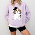 Graduation Beagle Dog 2017 Graduate Graduation Tee Comfort Colors Sweatshirt Orchid
