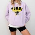Graduation Cap And Diploma For Proud Graduation Comfort Colors Sweatshirt Orchid