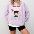 Graduation Class Of 2018 Game Over 8-Bit Gamer Comfort Colors Sweatshirt Orchid