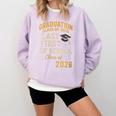 Graduation Class Of 2026 My Last First Day Of School Senior Comfort Colors Sweatshirt Orchid
