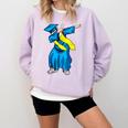 Graduation Dabbing 2018 Graduate Comfort Colors Sweatshirt Orchid