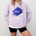 Graduation Graduated Music Degree University College Student Comfort Colors Sweatshirt Orchid