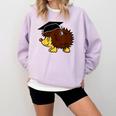 Graduation Hedgehog 2017 Graduate Graduation T-Shirt Comfort Colors Sweatshirt Orchid