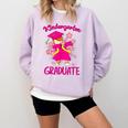 Graduation Kindergarten Last Day Of School Shirt Comfort Colors Sweatshirt Orchid