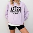 Graduation Masters For Women Comfort Colors Sweatshirt Orchid