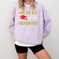 Graduation Mom Mommy Mother Of The Graduate T Shirt Comfort Colors Sweatshirt Orchid