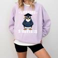 Graduation Penguin Licensed Smartass Graduate Comfort Colors Sweatshirt Orchid