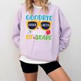 Graduation Shirt Goodbye Kindergarten Hello 1st Grade School Comfort Colors Sweatshirt Orchid