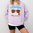 Graduation Shirt Goodbye PreK Hello Kindergarten School Comfort Colors Sweatshirt Orchid