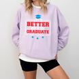Graduation Shirt For Graduate Life Is Better When You Comfort Colors Sweatshirt Orchid