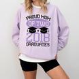 Graduation Shirt For Mom Of Twins Proud Mom Twins Tee Comfort Colors Sweatshirt Orchid