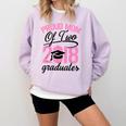 Graduation Shirt For Mom With Twins Proud Mom Of Two Comfort Colors Sweatshirt Orchid