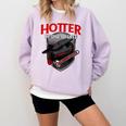 Graduation T Shirt Hotter By One Degree Comfort Colors Sweatshirt Orchid