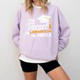 Graduation T Shirt Tassel Was Worth The Hassle Tee Comfort Colors Sweatshirt Orchid