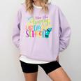Happy Last Day Of School Student Teacher Graduation Comfort Colors Sweatshirt Orchid