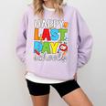 Happy Last Day Of School Teacher Student Graduation Comfort Colors Sweatshirt Orchid