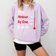 Now Hotter By One Degree Shirt Graduation For Her 2020 Comfort Colors Sweatshirt Orchid