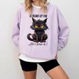 Humor Provocateur Sarcasm Closes The Silence Introvert Chat Comfort Colors Sweatshirt Orchid