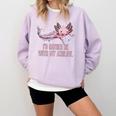 Id Rather Be With My Axolotl Salamander Introvert Comfort Colors Sweatshirt Orchid Id Rather Be With My Axolotl Salamander Introvert Comfort Colors Sweatshirt Orchid