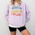 I'm Fluent In Silence And Eye-Rolls Introverts Comfort Colors Sweatshirt Orchid I'm Fluent In Silence And Eye-Rolls Introverts Comfort Colors Sweatshirt Orchid