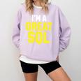 I'm A Great SQL Introvert Saying Inbound Marketing Premium Tri-Blend Comfort Colors Sweatshirt Orchid