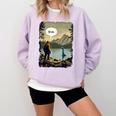 Introvert Bigfoot Sasquatch Loch Ness Monster Bruh Comfort Colors Sweatshirt Orchid Introvert Bigfoot Sasquatch Loch Ness Monster Bruh Comfort Colors Sweatshirt Orchid